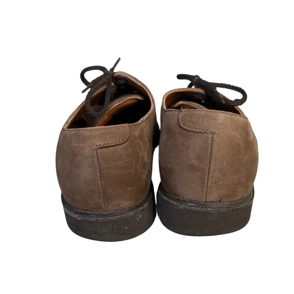 Rockport Men's Suede Oxford Dress Shoes‎ Size 12M Brown Lace Up Comfort